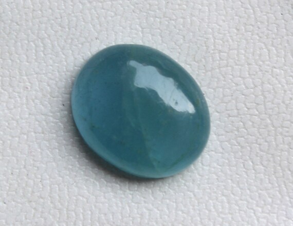 Aigue-Marine Naturelle Du Brésil - Cabochon Ovale De 23,47 Carats - Bleu Ciel Clair