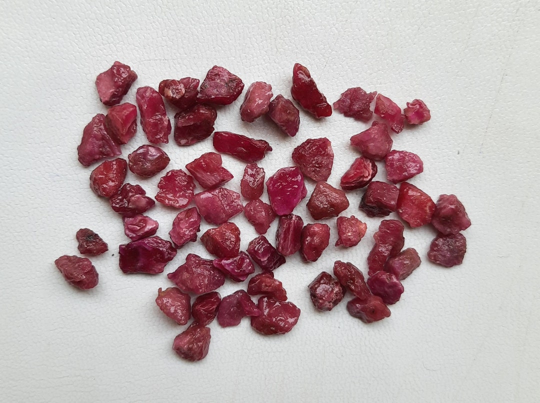 Rubis Brut De Tanzanie – 9,21 Carats, Rouge Pourpre, Non Chauffé