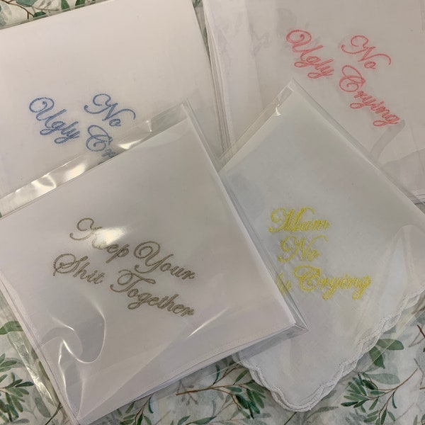 Wedding Handkerchief sale samples