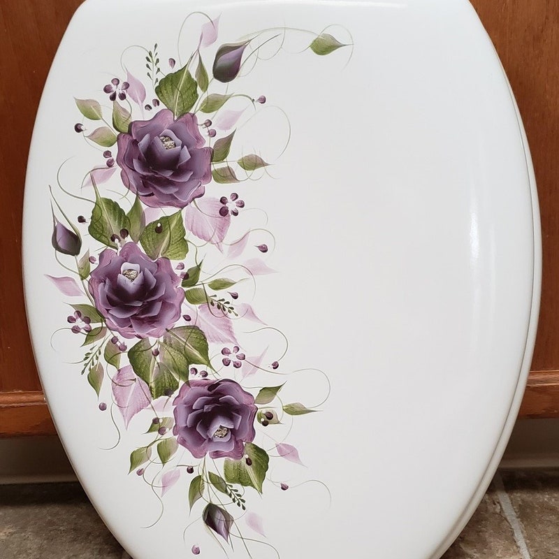 Purple Toilet Seat Etsy