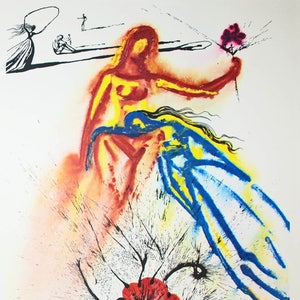 Print, Printable Salvador Dali&#39;s Alice in Wonderland - 1969, Entire Series of 12 Lithographs