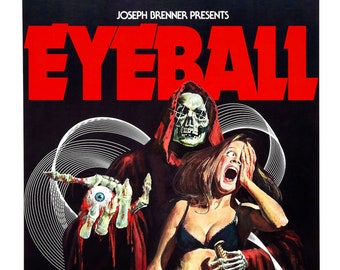 Printable Eyeball 1975 Vintage Poster