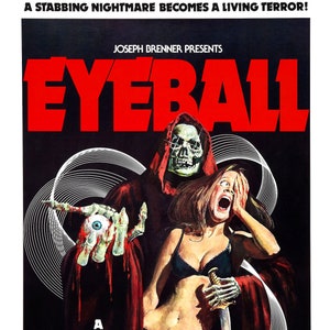 Printable Eyeball 1975 Vintage Poster