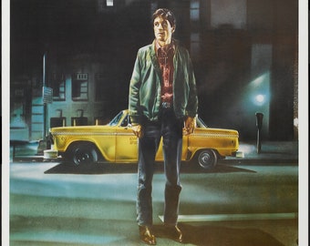 Printable Taxi Driver 1976 Vintage Poster