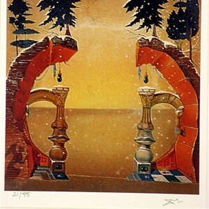 Print, Printable Salvador Dali&#39;s 1948 Vogue Cover - Christmas Card
