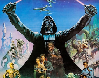 Printable Star Wars: The Empire Strikes Back 1980 Vintage Poster