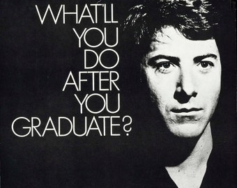 Printable The Graduate 1967 ver.2 Rare Vintage Poster