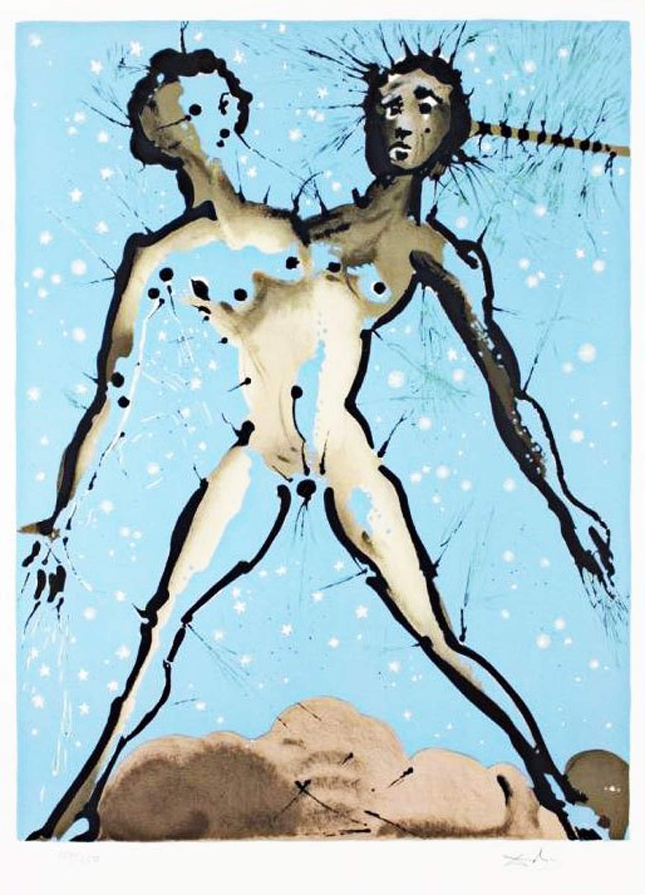 Print, Printable Salvador Dali's 12 Signs of the Zodiac, 1967, Series of 12 Lithographs