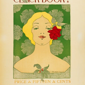 Printable Christmas 1896 Clack Book - 1896 Vintage Poster
