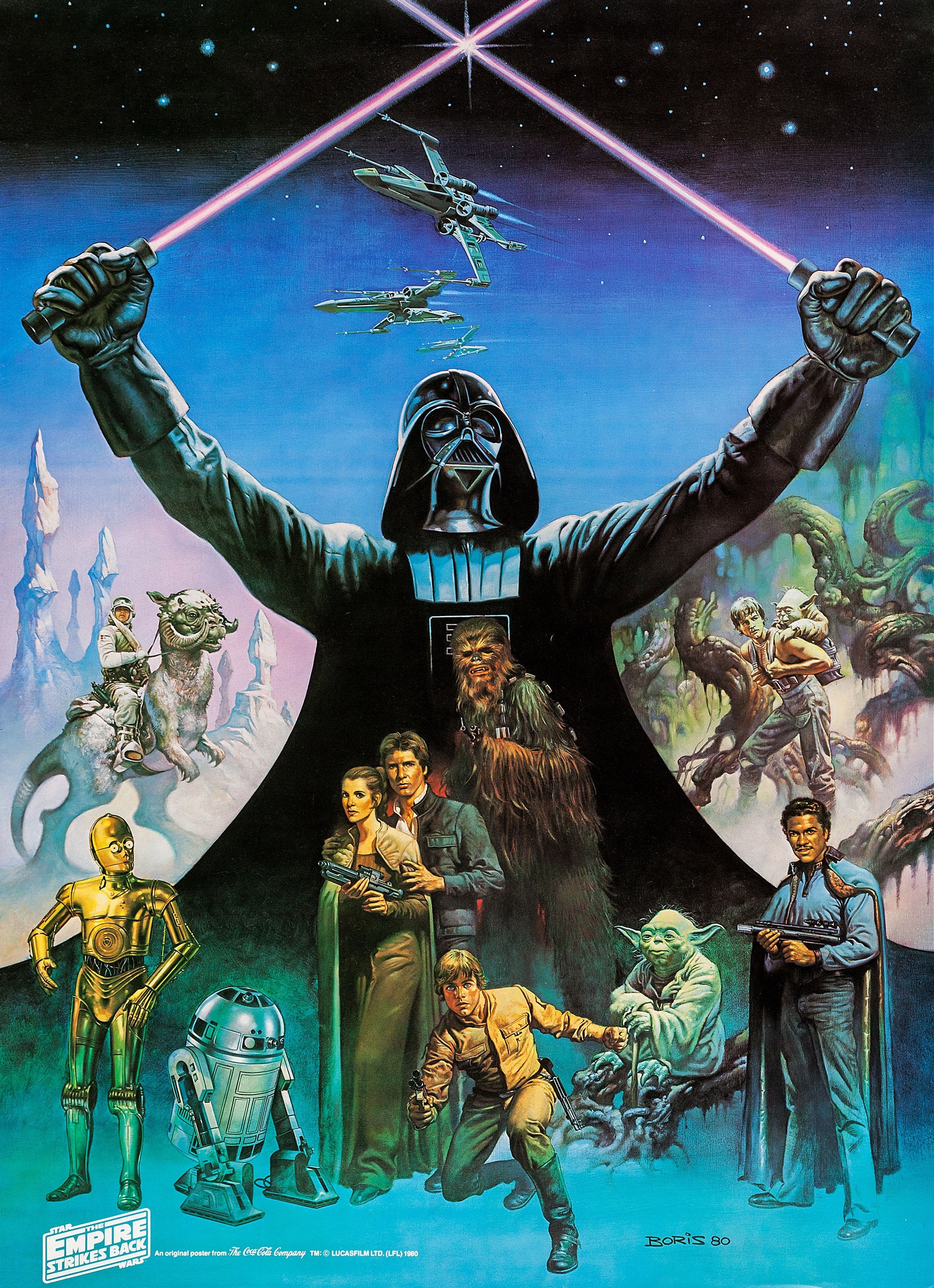 Printable Star Wars: the Empire Strikes Back 1980 Vintage Poster 