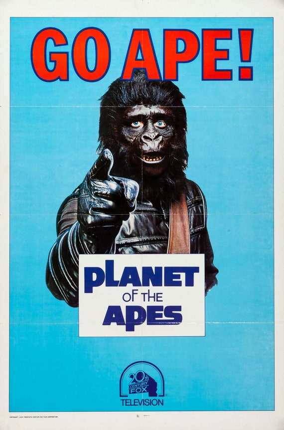 猿の惑星PLANETOFTHEAPES　広告用ポスター 猿の惑星PLANETOFTHEAPES 広告用ポスター 印刷可能な猿の惑星