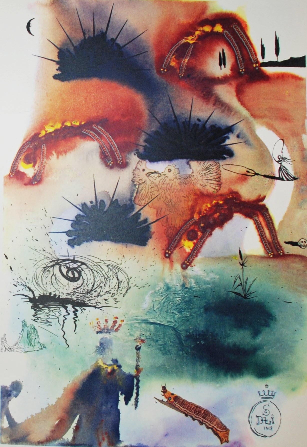 サルバドール・ダリ「La Danse」リトグラフ サルバドール・ダリ「La