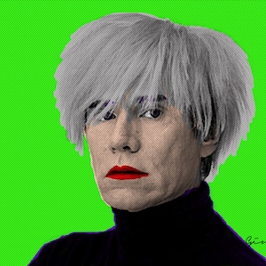 Print, Andy Warhol Pop Art Portrait