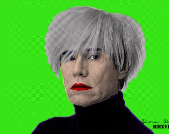 Print, Andy Warhol Pop Art Portrait