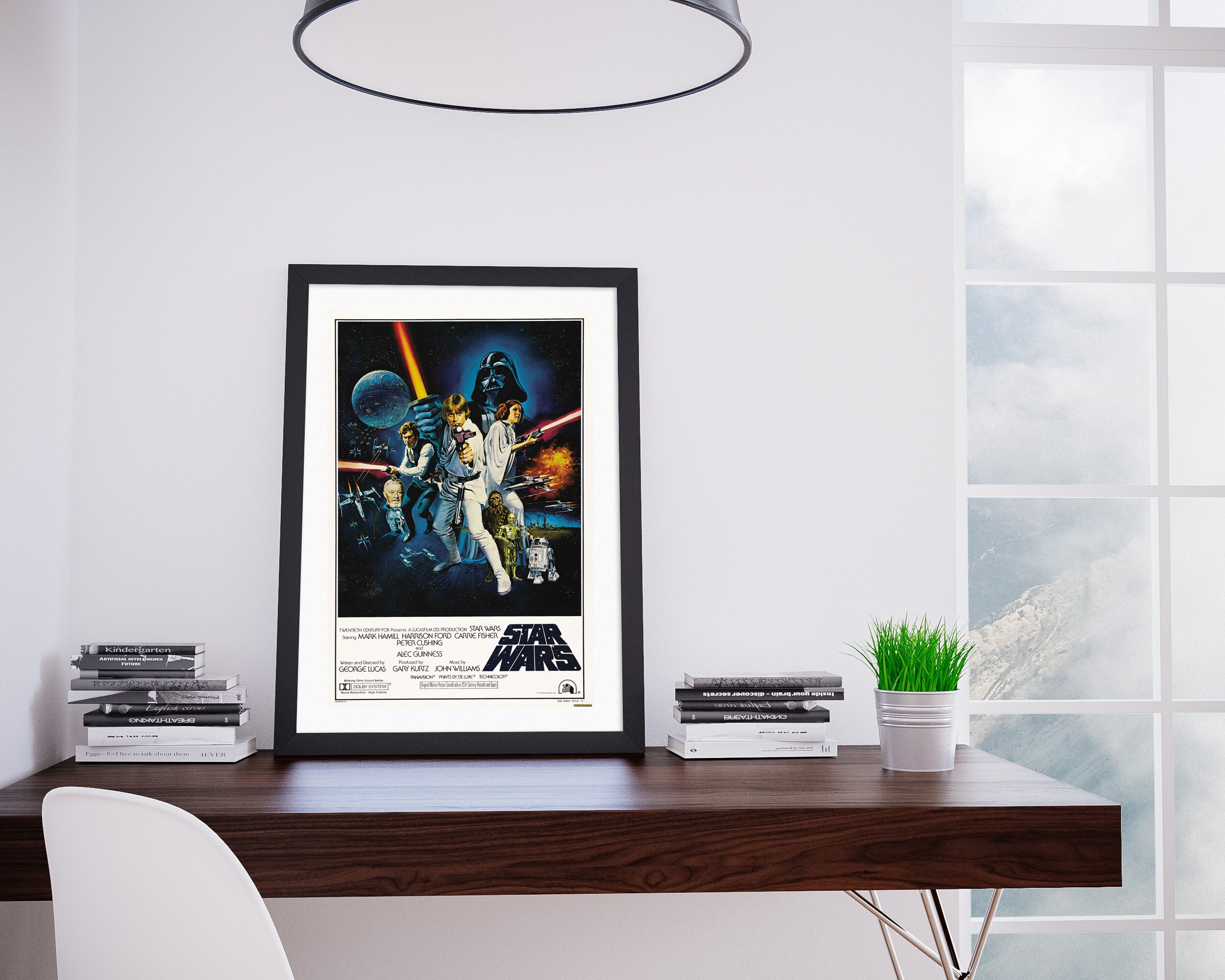 印刷可能なスターウォーズIV: 新たなる希望 1977 ヴィンテージ