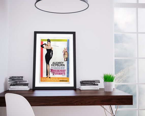 印刷可能な「ティファニーで朝食を」1961年ヴィンテージポスター