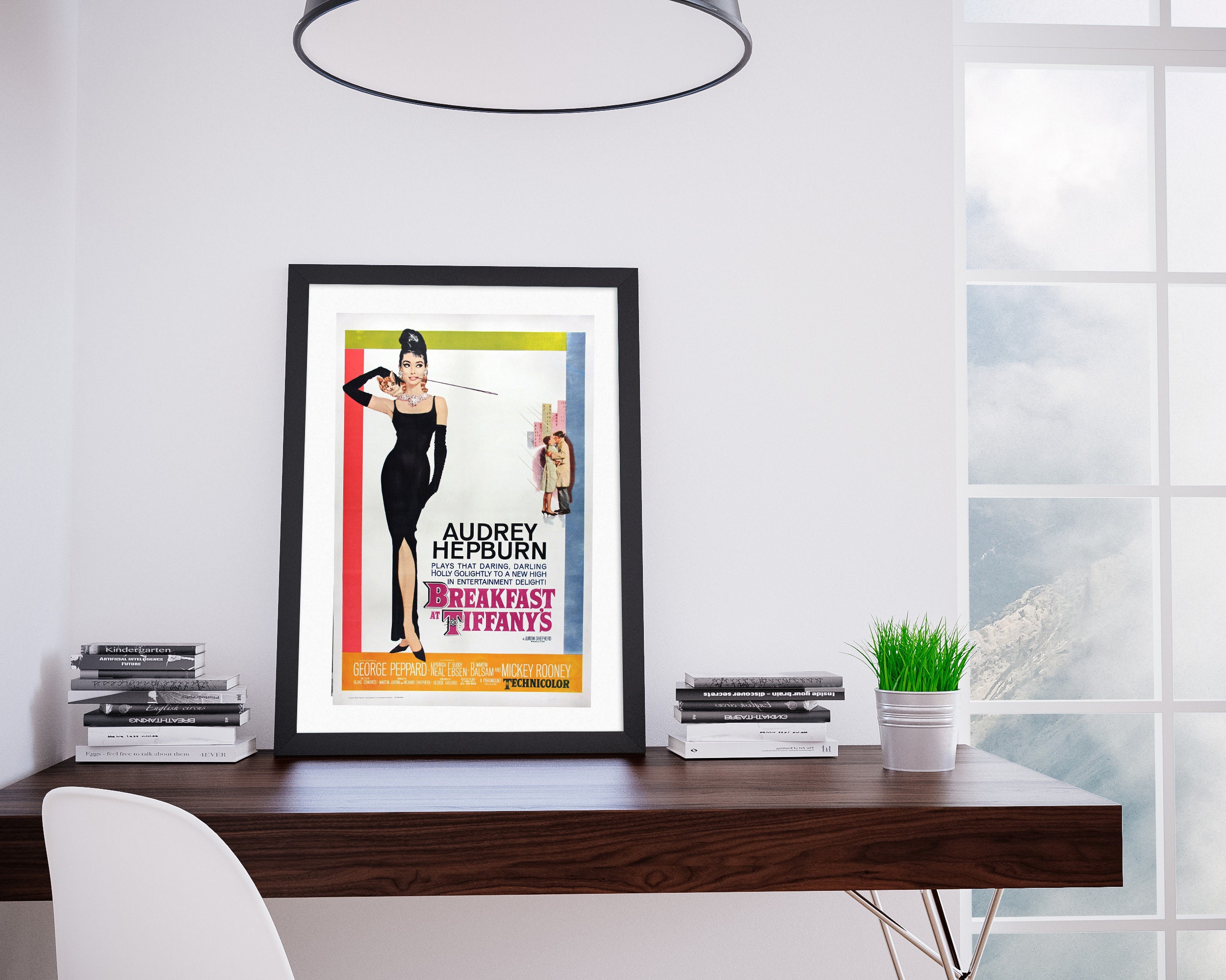 印刷可能な「ティファニーで朝食を」1961年ヴィンテージポスター