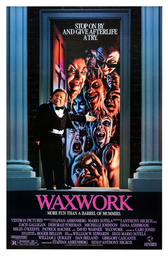 Printable Waxwork 1988 Vintage Poster - Etsy