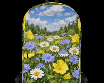 Sunny Wildflower Backpack, Gift, For Her Style Design