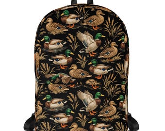 Mallard Ducks Backpack, , Carryall, Gift, For Her