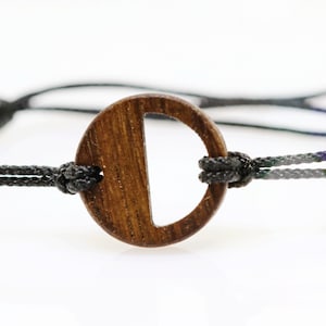 Fresh start Bracelet with Motivational Message/Lucky Charm/Wooden pendant/New opportunity/Personalized gift