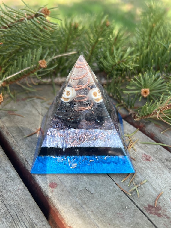 Hades Orgonite® Pyramid , 2.25 inch base