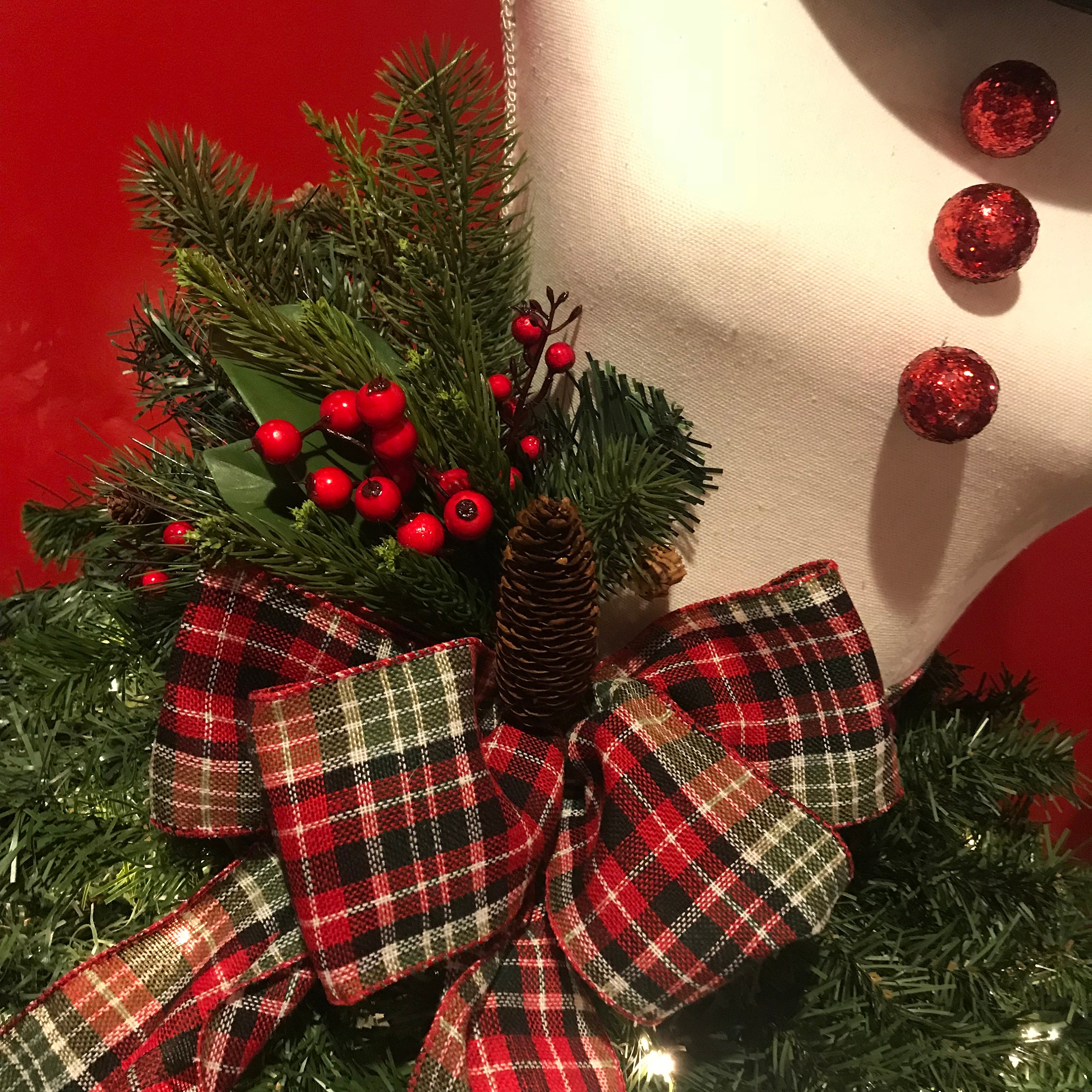 KIKISML Albero di Natale, Tappeto base per Albero di Natale, 120cm 48inch, Pupazzo di Neve