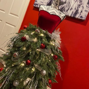 christmas tree cake dress Christmas Tree Cake Elf Costume, Embroidered