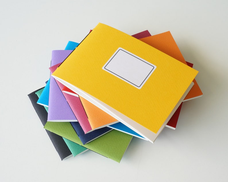Cuaderno, formato apaisado A6, cuaderno de bocetos, cuaderno imagen 3