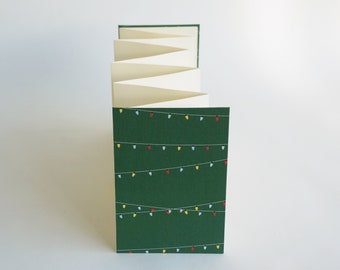 Leporello Weihnachten 16x11 cm, Fotoalbum, Fotobuch, Weihnachtsgeschenk