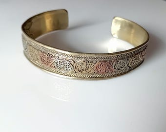 Bransoletka tybetańska z miedzią, bransoletka na szczęście, bransoletka z miedzi tybetańskiej, ręcznie robiona bransoletka tybetańska, bransoletka do jogi