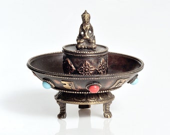 Brass censer , incense holder , Nepal