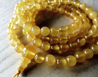 Buddhist A mber Mala, Mala 108, Buddhist genuine am ber mala,baltic  mala, meditation mala , 6 mm beads