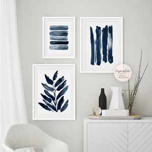 Minimal Gallery Wall Set, 3 Piece Wall Art, Printable Art, Minimalist Print Set, Scandinavian Art, Large Wall Art, 24x36 Art Prints
