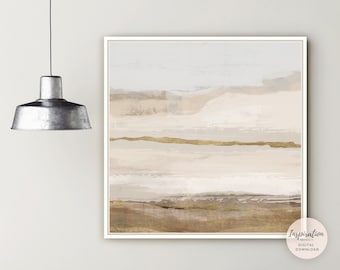 Minimal Landscape Painting, Printable Art, Abstract Wall Art, Living Room Decor, Large Wall Art, Abstract Landscape, Modern Wall Art