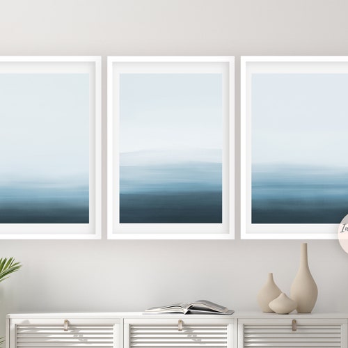 Gallery Wall Set Coastal Wall Art Set Set of 3 Prints Etsy