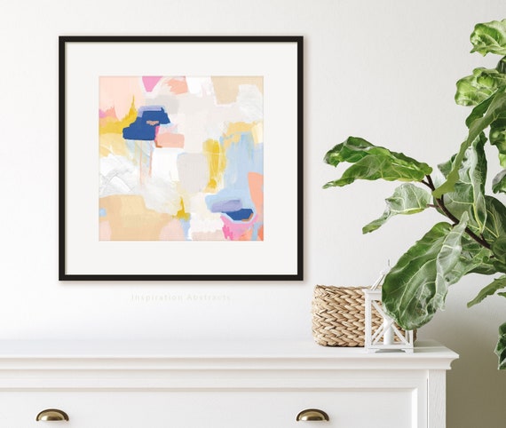 Colourful Abstract Art, Printable Wall Art, Contemporary Mixed Media Art, Colourful Art Print, Vibrant Abstract Painting