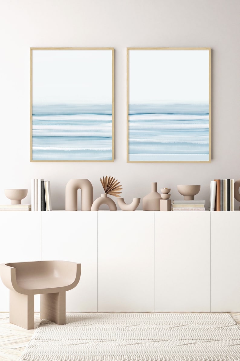 Calming Watercolour Paintings Zen Wall Art Modern Wall Art Etsy