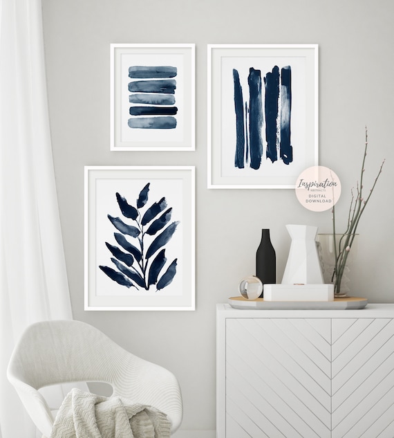 Minimal Gallery Wall Set, 3 Piece Wall Art, Printable Art, Minimalist Print Set, Scandinavian Art, Large Wall Art, 24x36 Art Prints