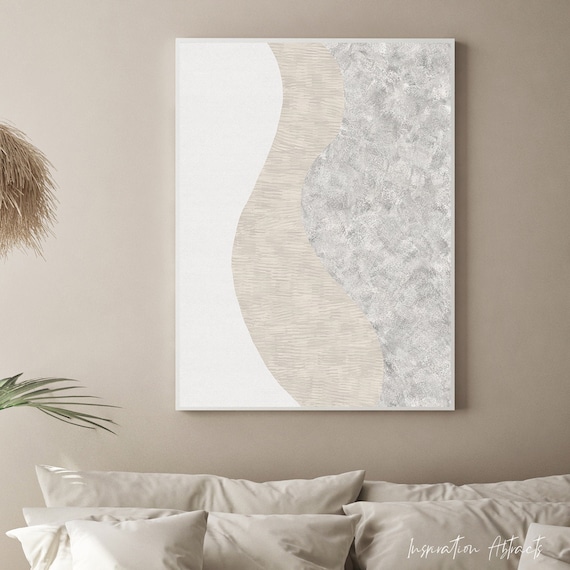 Large Minimal Abstract Art, Minimalist Print, Printable Art, Zen Wall Art, Modern Art Print, 24x36 Art Print, Mixed Media Art, Poster Print