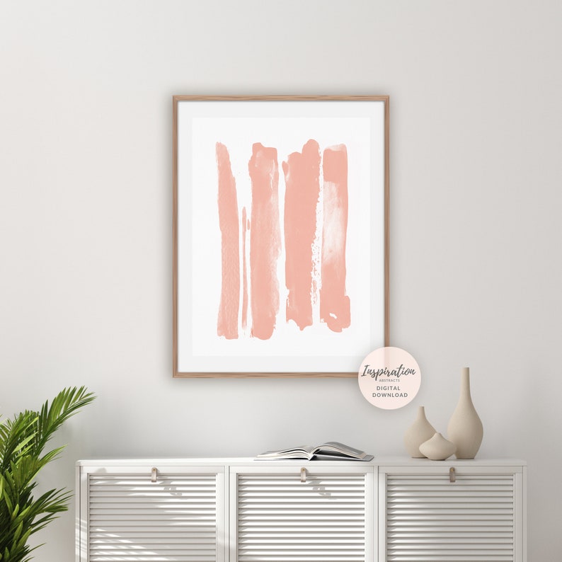 Blush Pink Gallery Wall Set 3 Piece Wall Art Printable Art Etsy