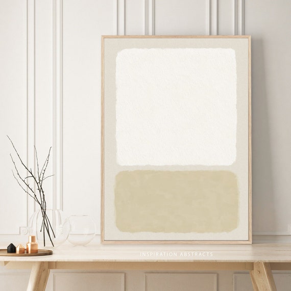 Large Abstract Painting, Beige Abstract Art, 30x40 Wall Art, Minimalist Print, Modern Wall Art, Oversized Wall Art, Instant Download