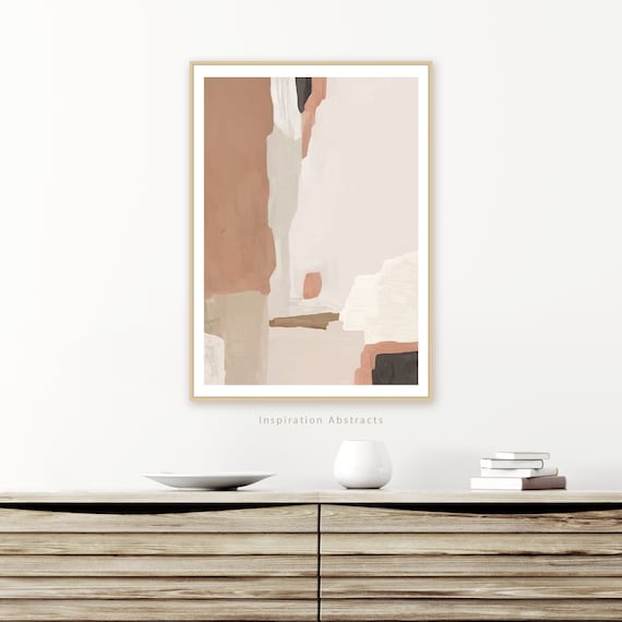 Large Abstract Painting, Earth Tone print, Minimalist Art, Printable Art, Abstract Art, Oil Painting, Neutral Decor, Bedroom Wall Art