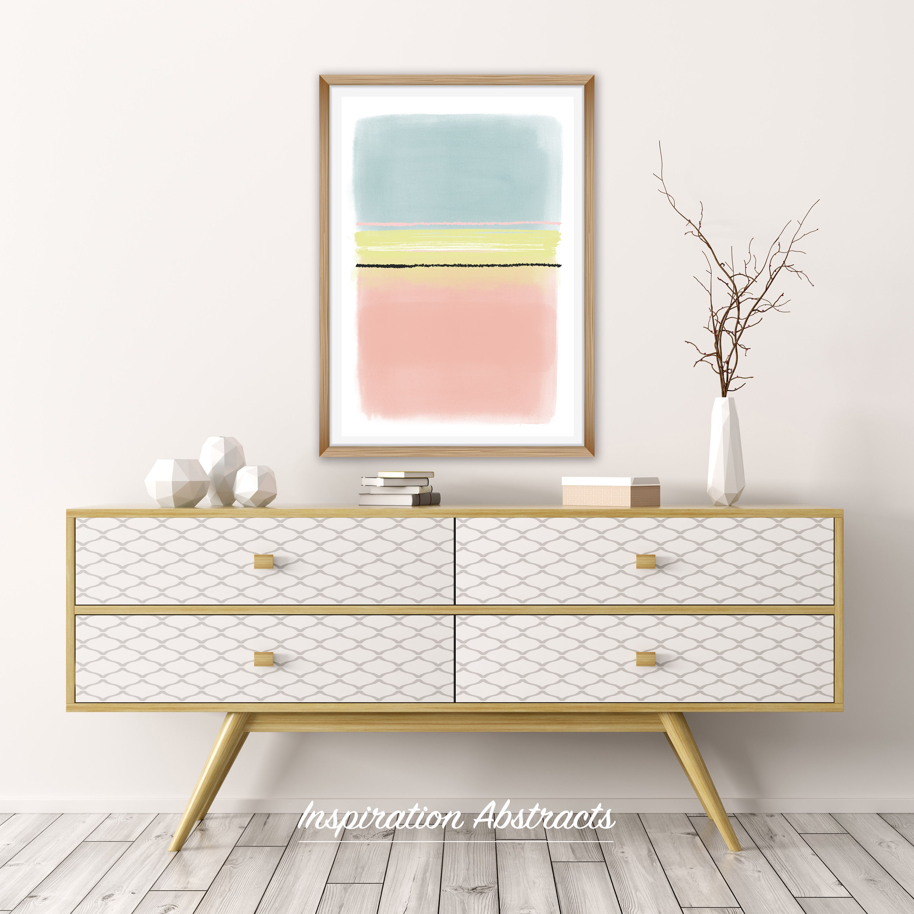 Large Minimalist Painting, Pink Blue Yellow Abstract Art, Printable Oversized Large Minimalist Painting, Pink Blue Yellow Abstract Art, Printable Oversized