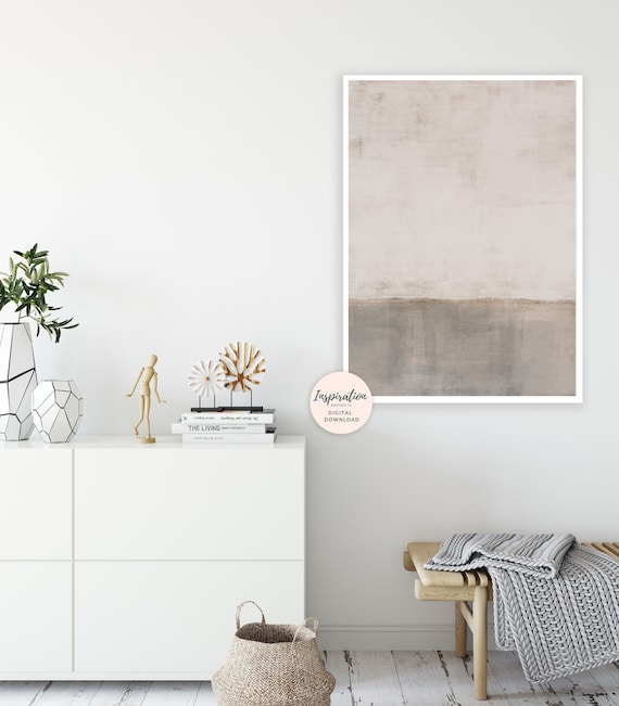 Large Minimal Painting,  Neutral Wall Art, Printable Art, Modern Wall Art, Modern Painting, Rothko, Rothko Inspired