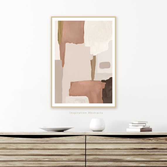 Printable Abstract Art, Earth Tone print, Minimalist Art, Large Poster Print, Abstract Art, Oil Painting, Neutral Decor, Living Room Art