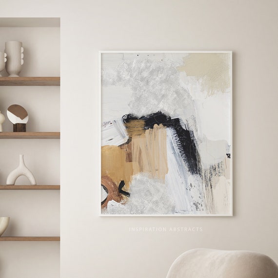Large Abstract Art Neutral Abstract Painting Printable Art - Etsy Canada