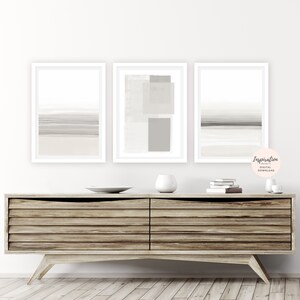 Set of 3 Minimalist Art Prints, Gallery Wall Set, Oversized Wall Art, 24x36 Art Prints, Large Wall Art, Abstract Art, Simple Art Prints image 3