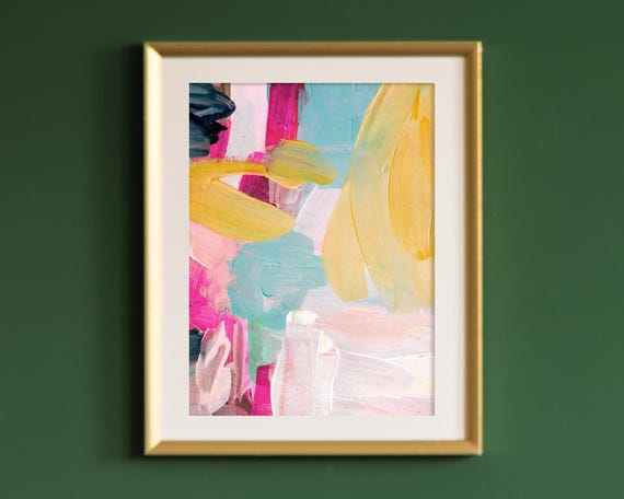 Printable Abstract Painting, Colourful Wall Art, 18x24 Art Print, Modern Art, Abstract Wall Art, Nursery Decor, Kids Room Art, Acrylic Art