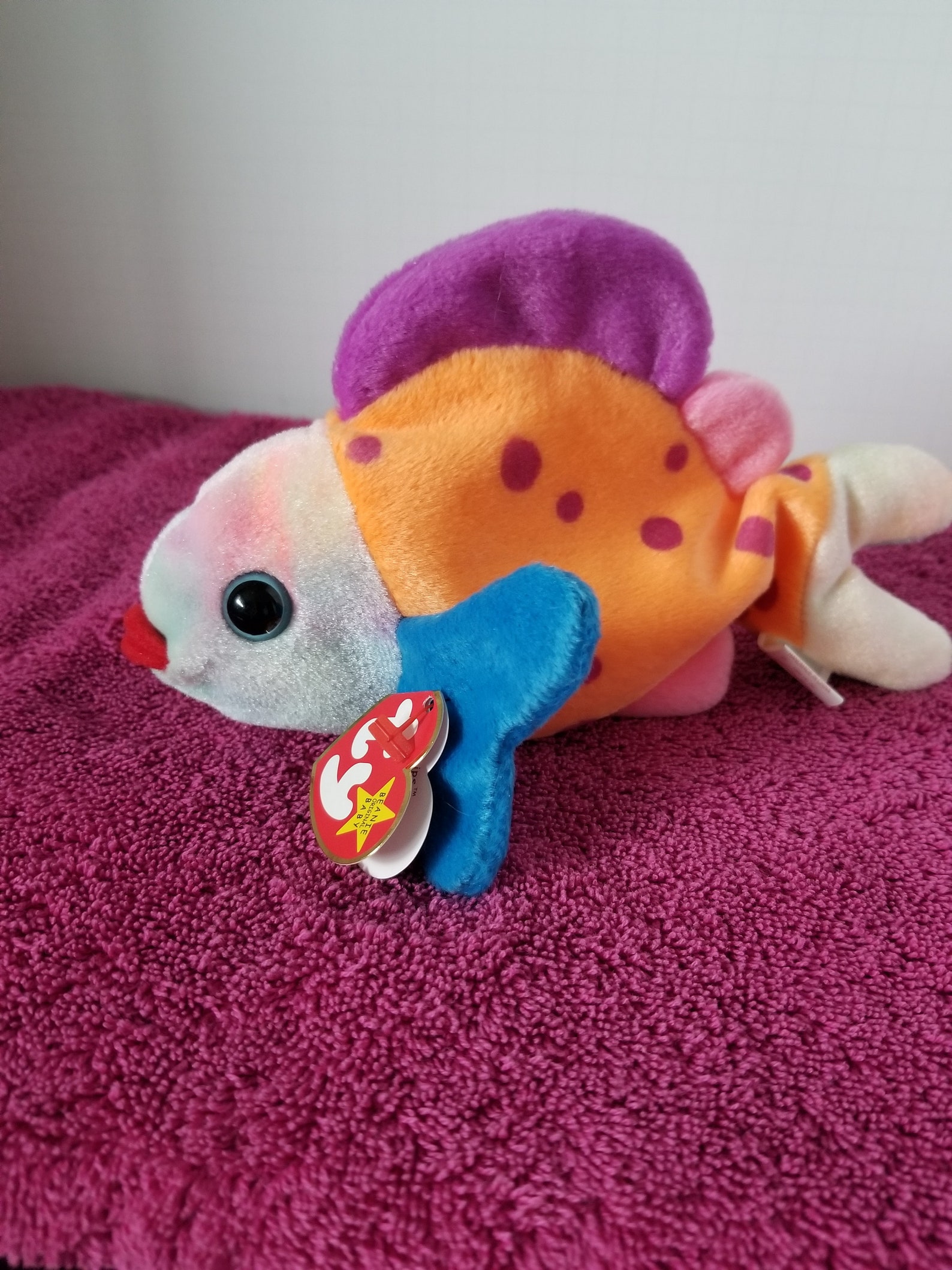 Beanie Baby Original Lips the Fish Style 4254 Etsy España